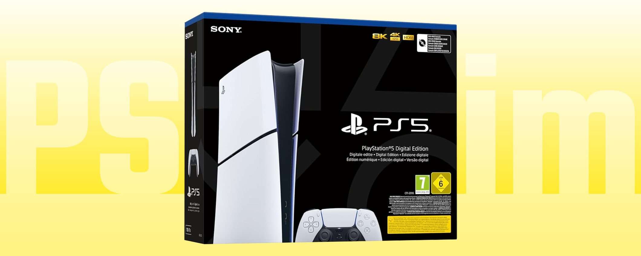 PS5 Slim Digital torna in vendita su Amazon: eccola!