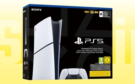 PS5 Slim Digital torna in vendita su Amazon: eccola!