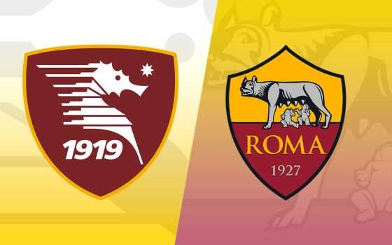 Salernitana-Roma: formazioni e come vederla in streaming