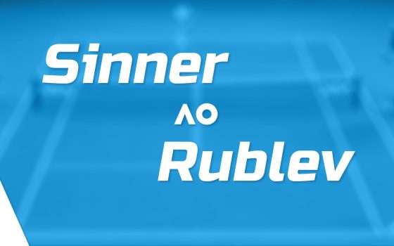 Come vedere Sinner-Rublev in streaming dall'estero