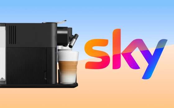 La macchina Nespresso da 299€ in regalo con Sky