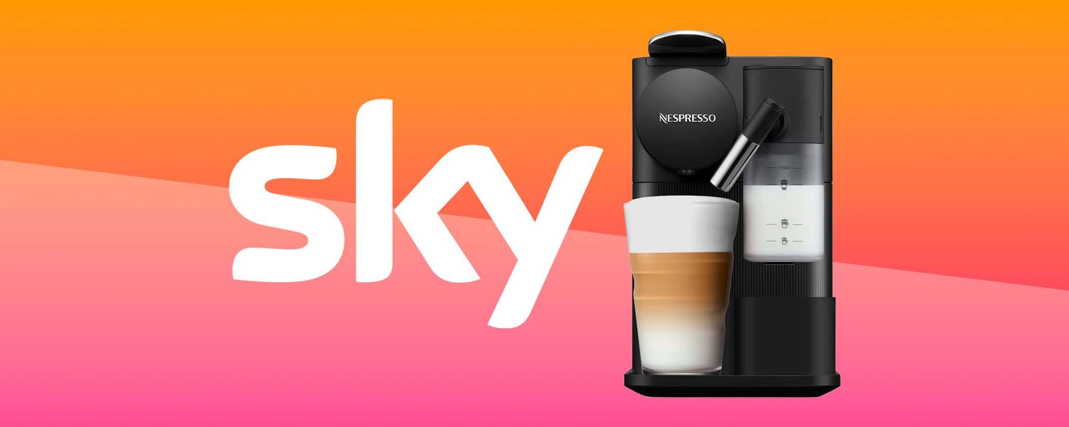 Sky regala Nespresso Lattissima One dal valore di 299€