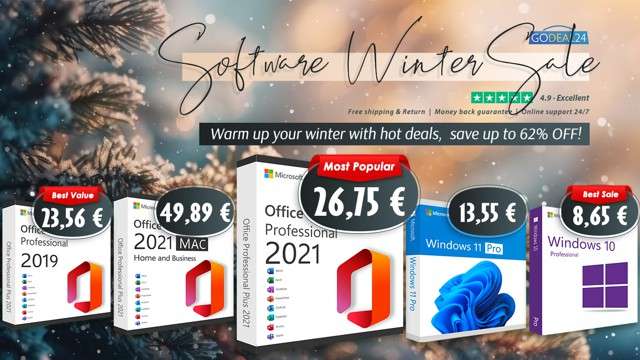 Software Winter Sale Godeal24