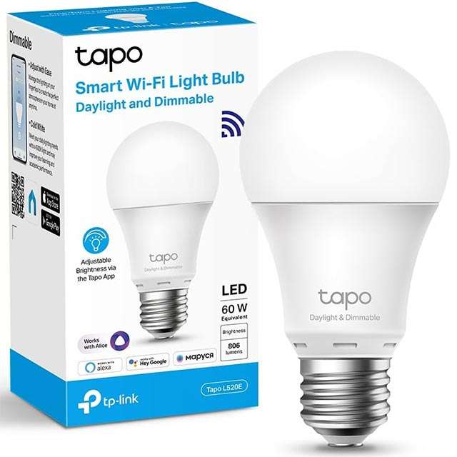La lampadina Wi-Fi e smart TP-Link Tapo L520E