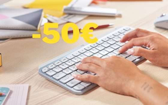 Tastiera Logitech MX Keys Mini: 50€ di SCONTO su Amazon