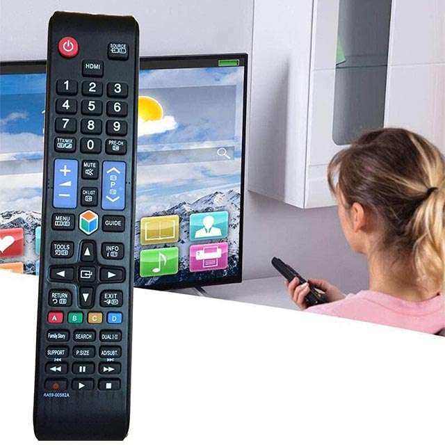 Il telecomando con i numeri per le Smart TV di Samsung
