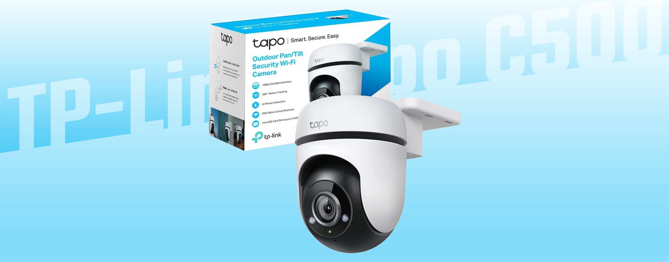 Tapo C500 in DOPPIO SCONTO: parti tranquillo per le vacanze