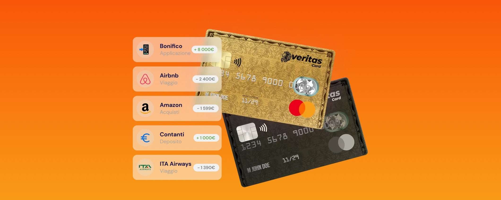 Veritas Card: la carta di pagamento ricaricabile