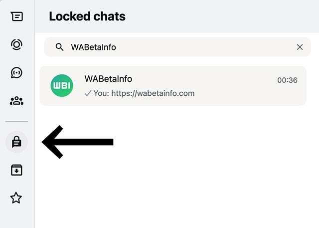 La funzionalità Lucchetto Chat in fase di test per il client desktop di WhatsApp