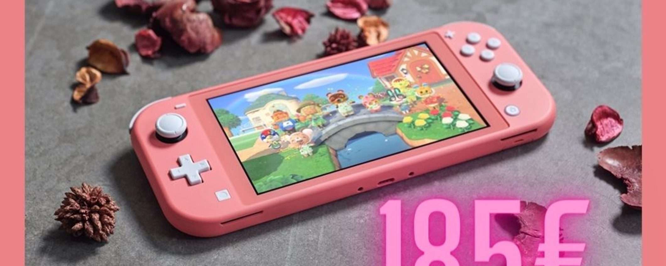 Nintendo Switch Lite: la colorazione Corallo è tanto bella quanto ECONOMICA su Amazon