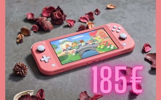 Nintendo Switch Lite: la colorazione Corallo è tanto bella quanto ECONOMICA su Amazon