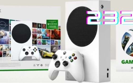 Xbox Series S + 3 mesi di Xbox GamePass Ultimate a soli 232 con CODICE SCONTO