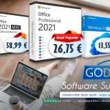 Licenze software, sconto del 62%! Office 2021 Pro Plus a 26,75€ nei saldi Godeal24