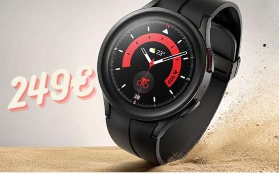 Samsung Galaxy Watch5 Pro: lo sconto del 50% è talmente assurdo da sembrare un errore