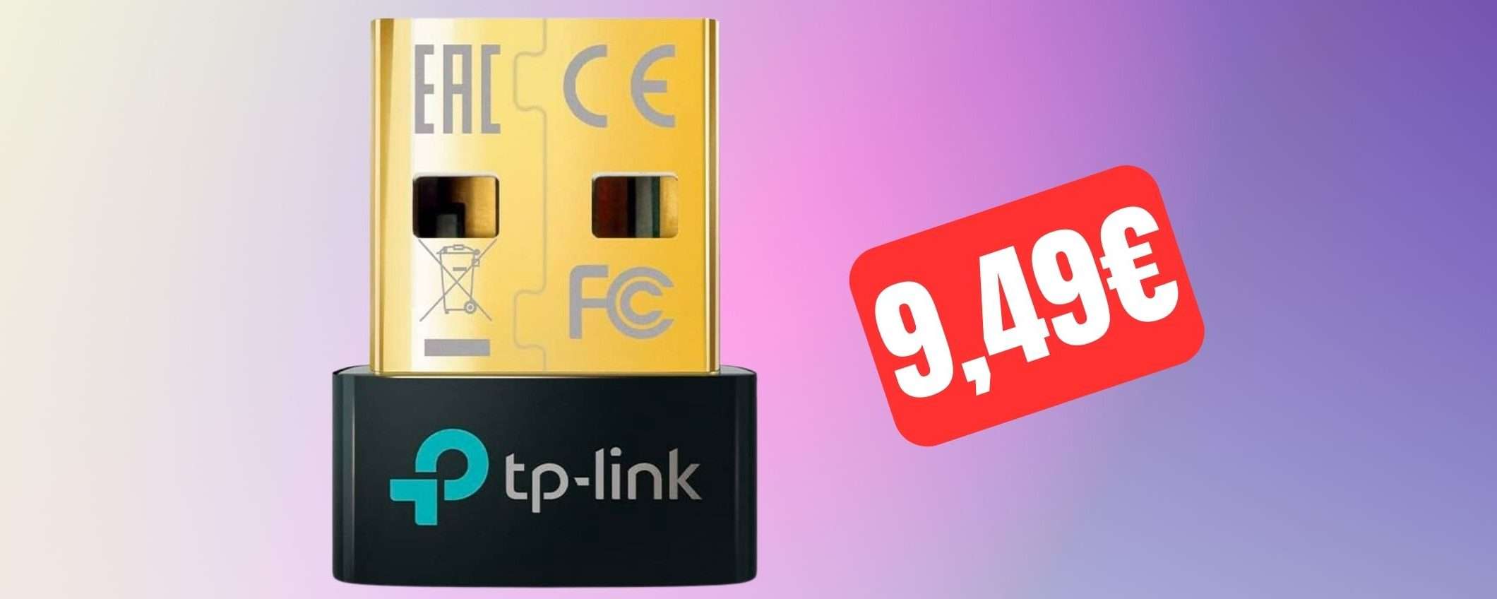 Adattatore bluetooth 5.0 USB TP-Link a PREZZO STRACCIATO su Amazon