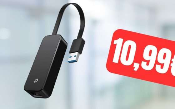 Adattatore USB-Ethernet TP-Link in offerta a soli 10,99€ su Amazon