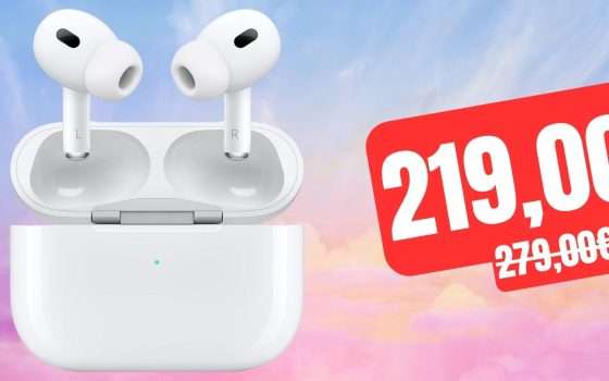 Le Apple AirPods Pro 2 sono in offerta al prezzo più basso di sempre
