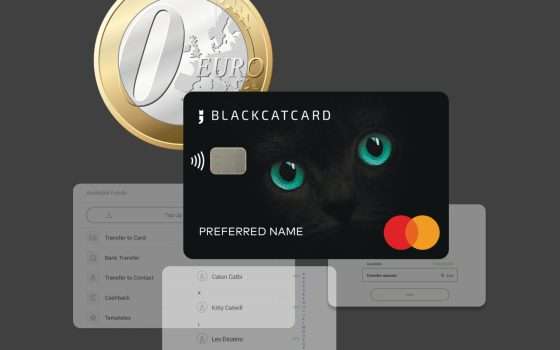 Blackcatcard: prepagata MasterCard con IBAN e rendimento del 5%