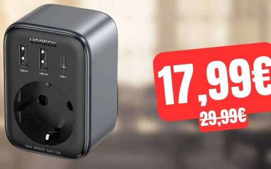Caricatore USB multiplo 4-in-1 da 30W in OTTIMA OFFERTA su Amazon