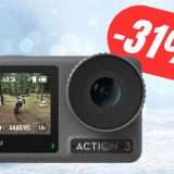 La sorprendente Action Cam 4K di DJI CROLLA del 31%!