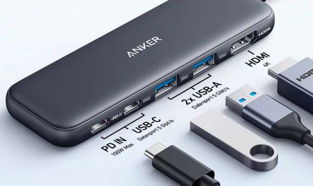 Hub USB-C 5-in-1