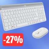 Kit tastiera e mouse Logitech in OTTIMO SCONTO su Amazon (-27%)
