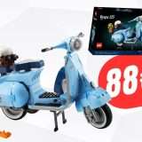 Sali in sella della Vespa LEGO in OFFERTA grazie al COUPON!