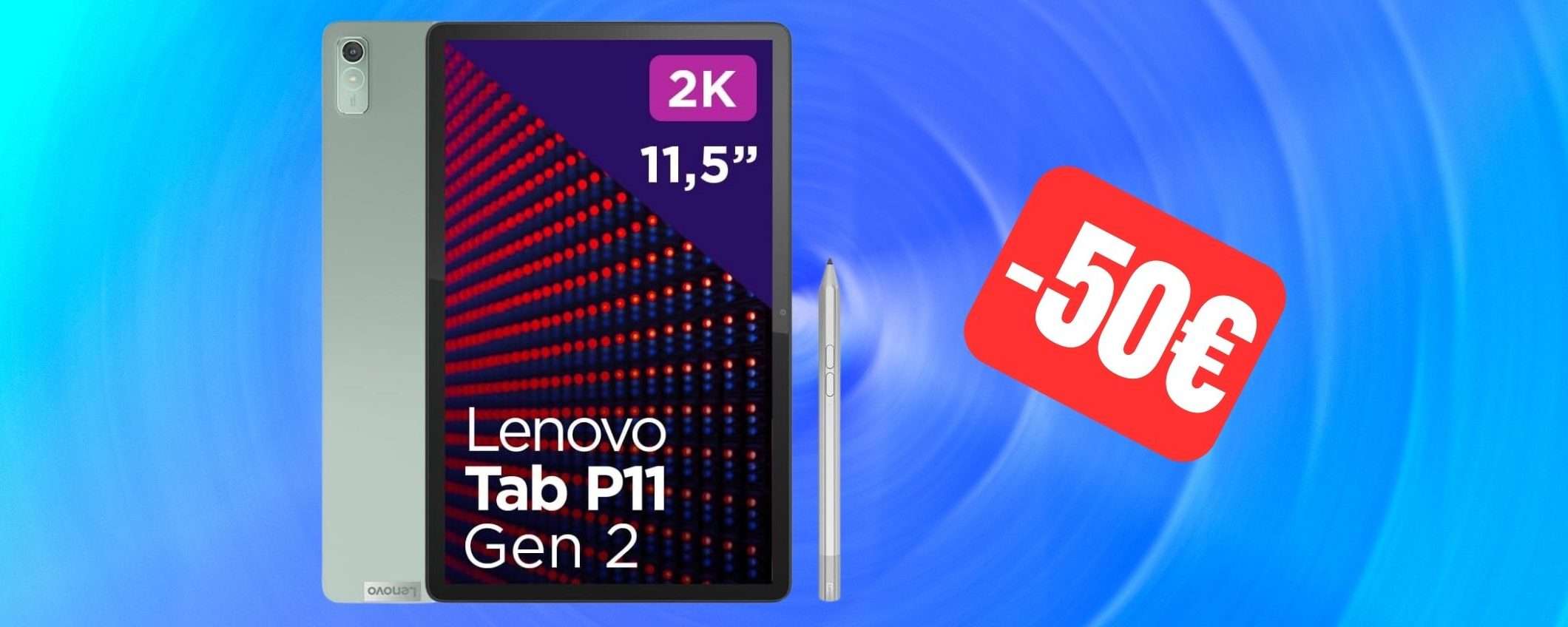 Amazon ti offre 50 euro di sconto su questo ottimo tablet Lenovo