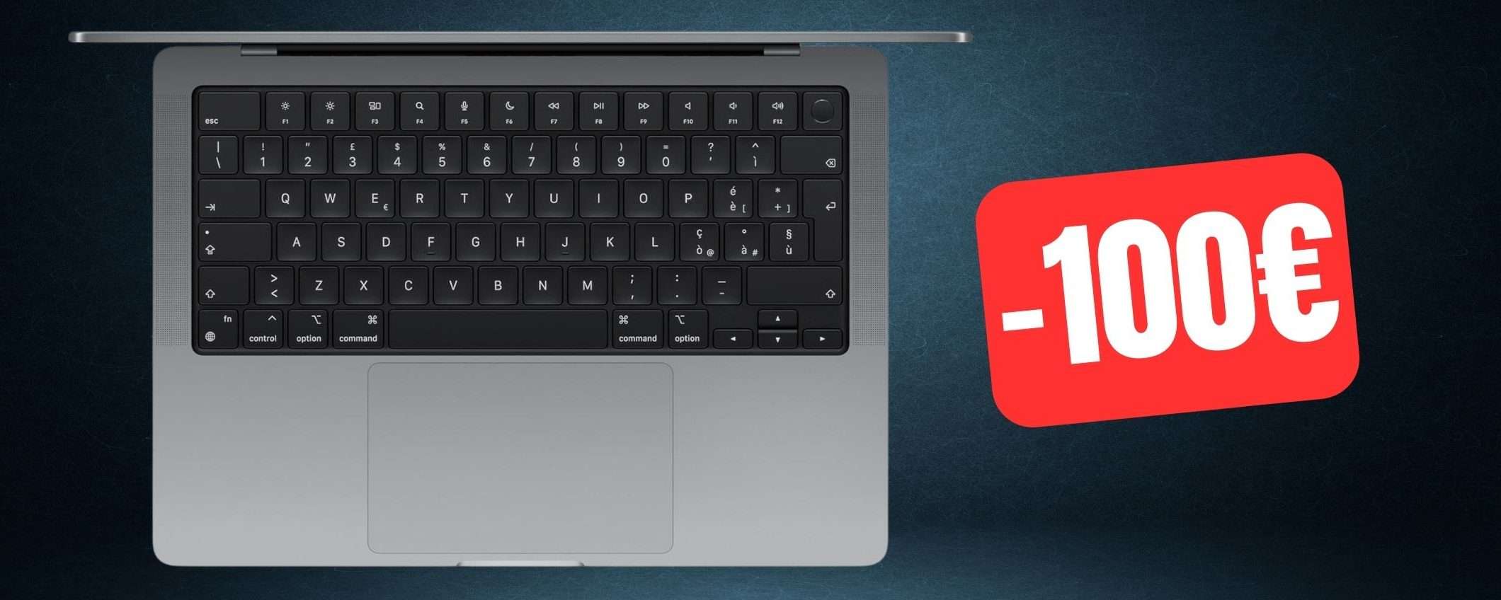 MacBook Pro 2023 con M3: 100 euro di sconto e minimo storico ASSOLUTO