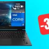 Notebook HP con i7, 32GB RAM, SSD 1TB e RTX 3080: prezzo CROLLATO su Amazon