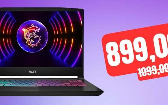 Notebook da gaming MSI Katana 15: che SCONTO su Amazon