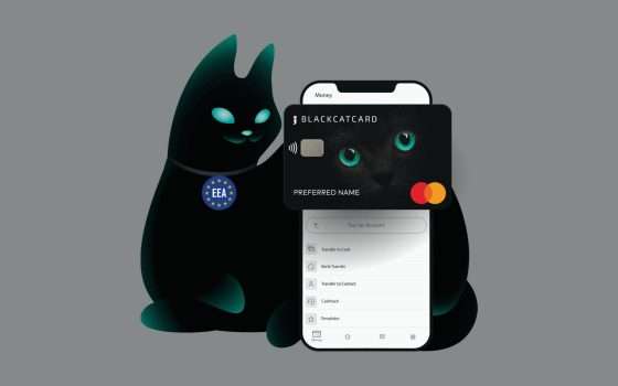 Blackcatcard: finanza digitale con IBAN gratuito e opzioni cripto
