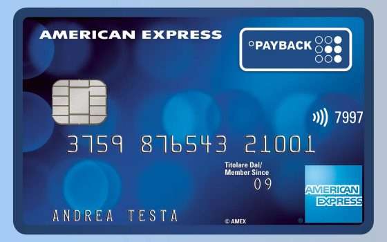 PAYBACK American Express: 100€ di sconto spendendo 250€ nei primi 3 mesi