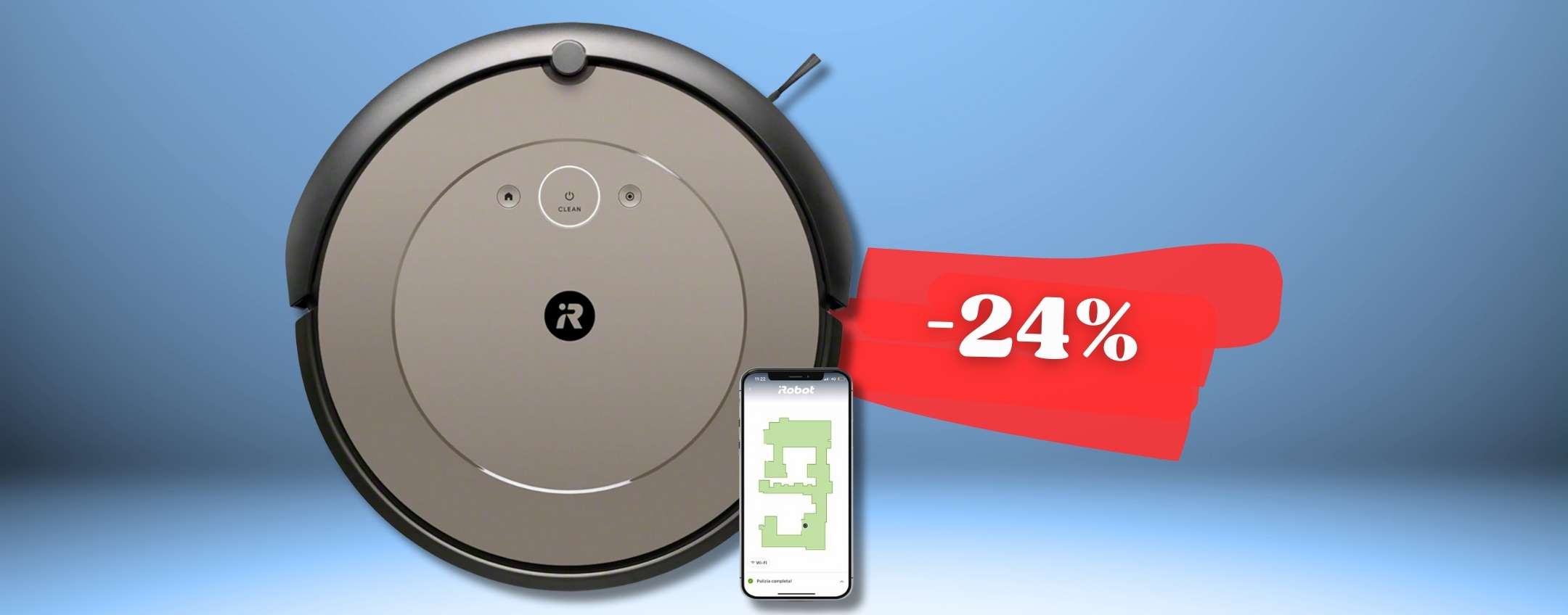 iRobot Roomba super CONNESSO per pulizia smart della tua casa (-24%)