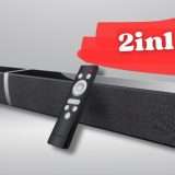 Soundbar 2 in 1 per posizionamento COMODO e risultato TOP (-40%)