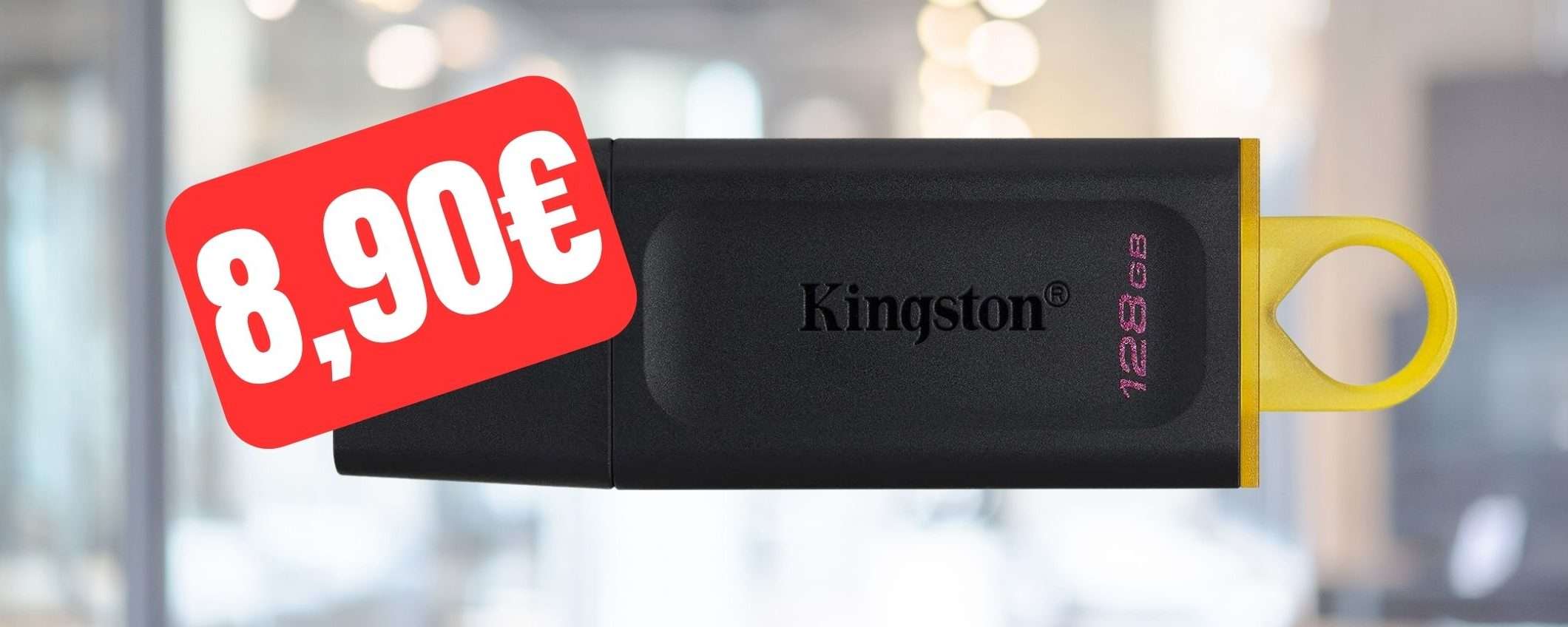 Pen Drive Kingston 128GB a prezzo STRACCIATO su Amazon