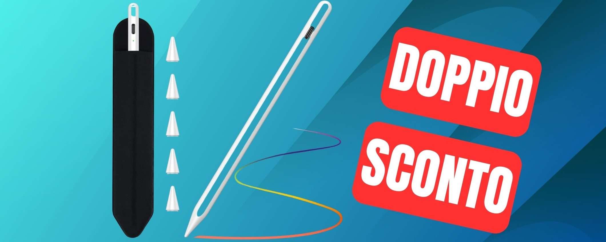 Penna per iPad: prezzo CROLLATO con questo DOPPIO SCONTO Amazon