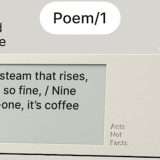 Poem/1, l'orologio che dice l'ora con poesie in rima di ChatGPT