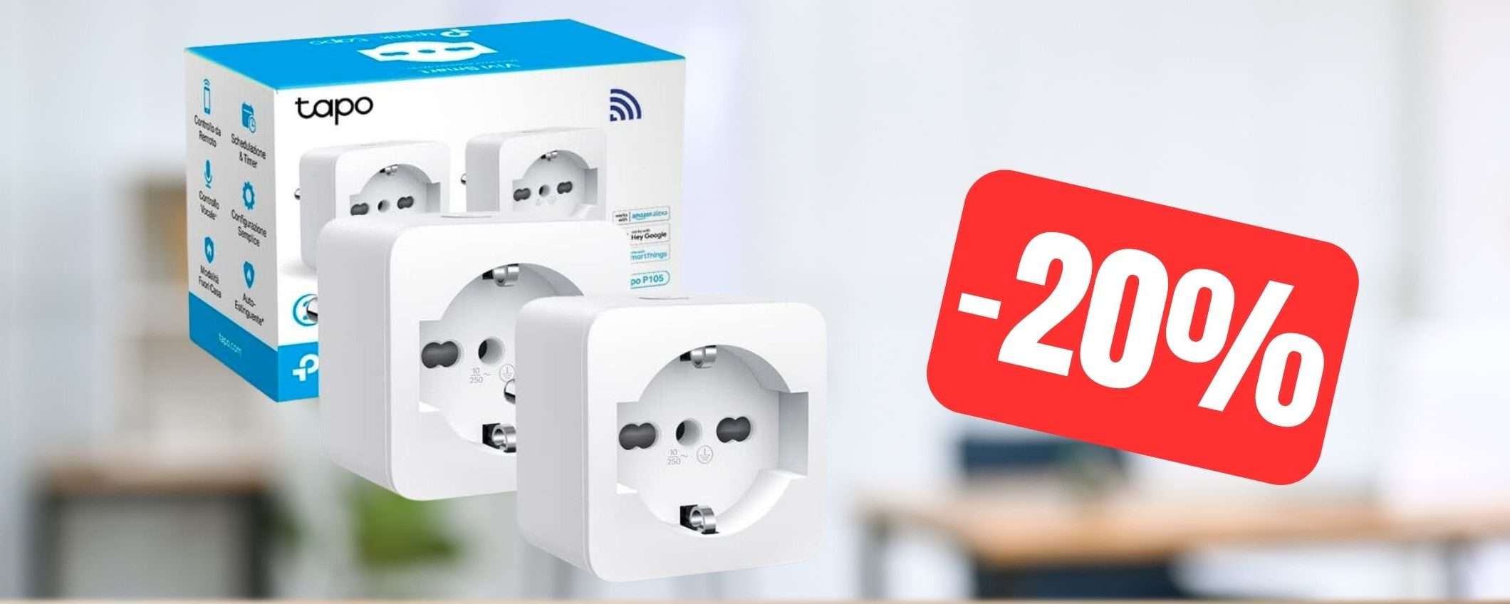 TP-Link Presa Intelligente WiFi Smart Plug, Compatibile con Alexa