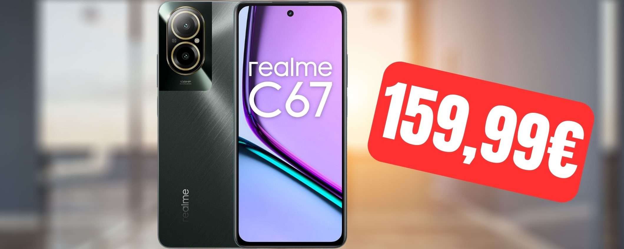 realme c67: ottimo smartphone in offerta a soli 159,99€ su Amazon