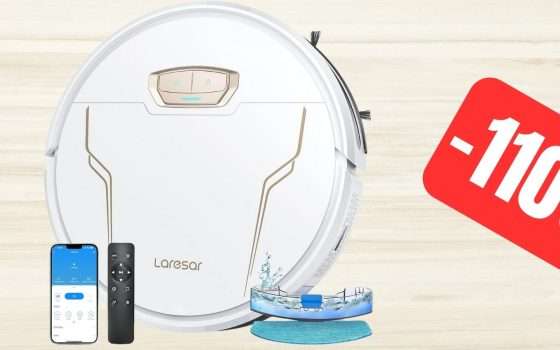Robot Aspirapolvere 3-in-1 in MEGA SCONTO su Amazon: risparmi 110€