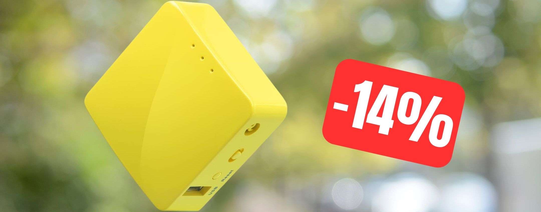 Questo router portatile con VPN integrata in offerta Amazon è geniale