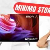MINIMO STORICO per lo Smart TV Sony da 55 pollici 4K!