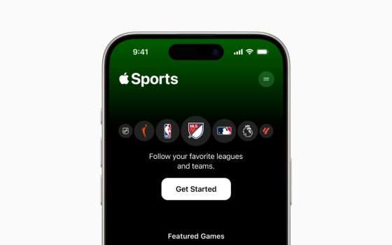 Apple ha annunciato la sua nuova app Sports