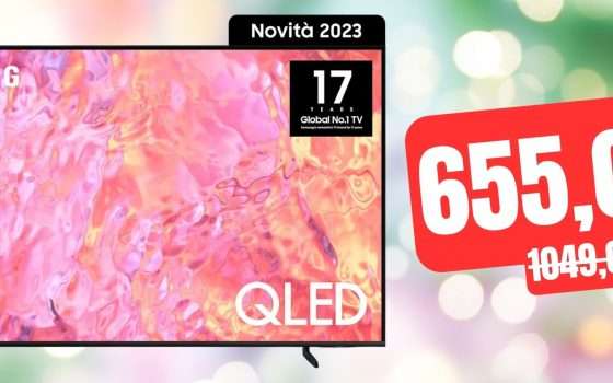 Smart TV Samsung 2023: 55 pollici, 4K e QLED in OTTIMO SCONTO