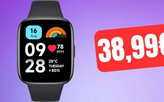Questo smartwatch Xiaomi a 38,99 euro su Amazon è un affare DA SOGNO