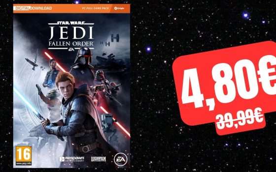 Star Wars Jedi Fallen Order praticamente REGALATO su Amazon (-88%)