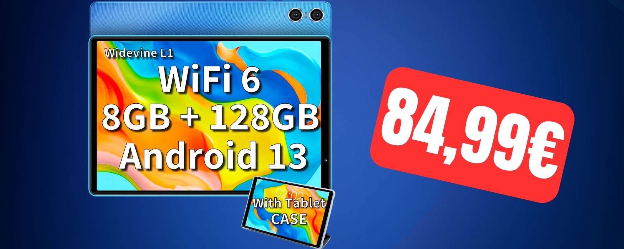 Fantastico tablet Android a soli 84,99 euro grazie a questo doppio sconto