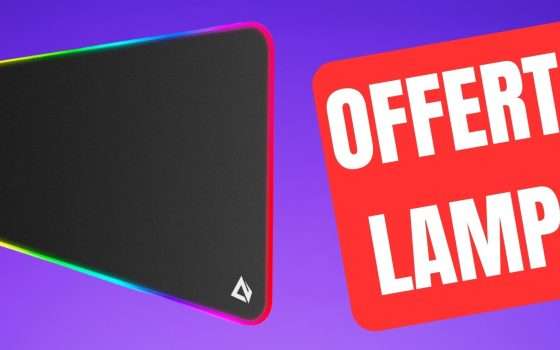 Tappetino mouse da gaming XXL in SUPER OFFERTA LAMPO su Amazon