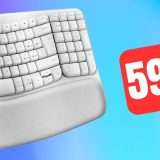 La particolarissima tastiera Logitech Wave Keys è in OFFERTA su Amazon
